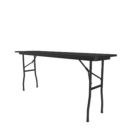 CF Melamine Folding Tables 18x96  Black Granite